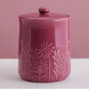NEW Mason Cash In the Meadow Ceramic Storage Canister 62.5oz